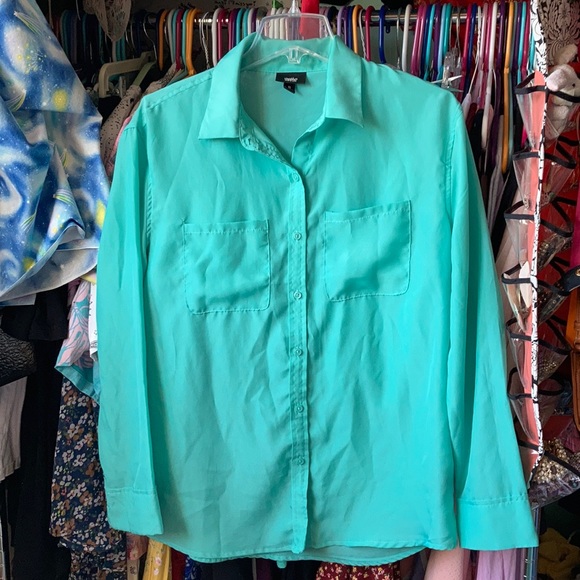Mossimo Supply Co. Tops - 💠Turquoise Button Down